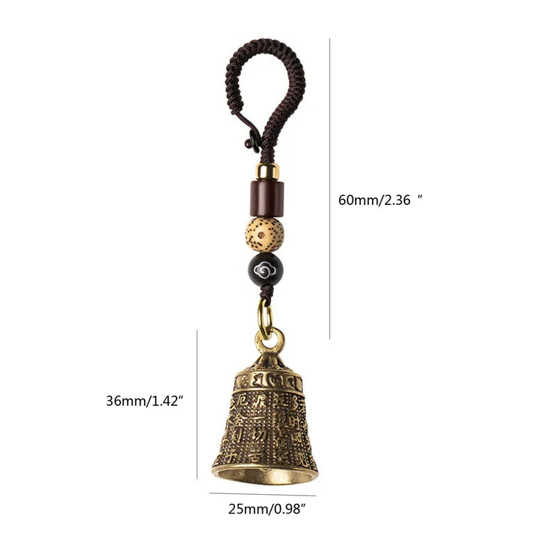Mantra Bell Keychain