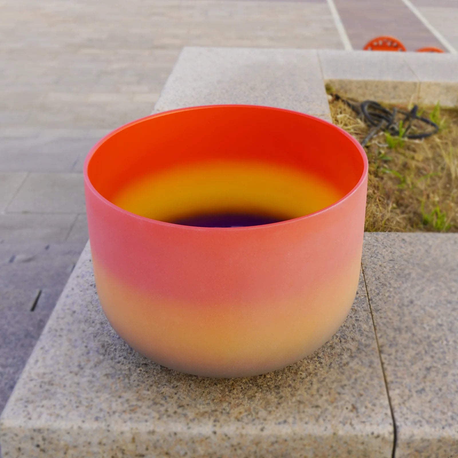 Rainbow Frosted Chakra Bowl