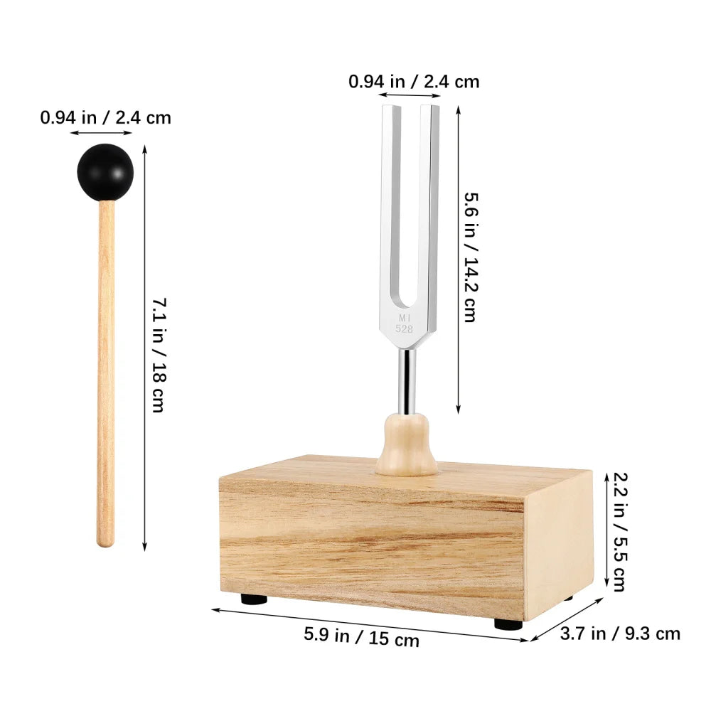 528Hz Resonance Tuning Fork Set
