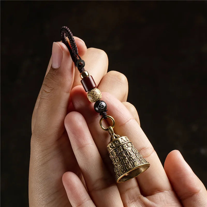 Mantra Bell Keychain