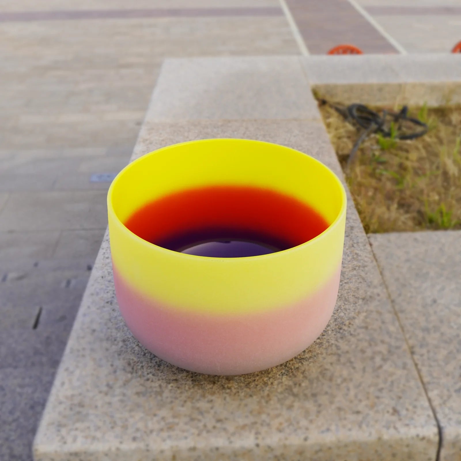 Rainbow Frosted Chakra Bowl